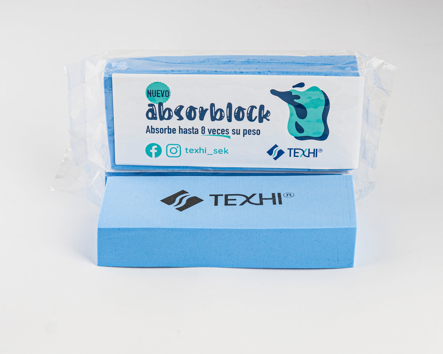 ABSORBLOCK  Esponja ultra absorbente AZUL